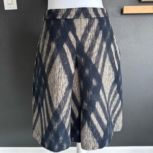 Odeeh Abstract Print A-Line Skirt Size 38 (US Medium) Made in Germany